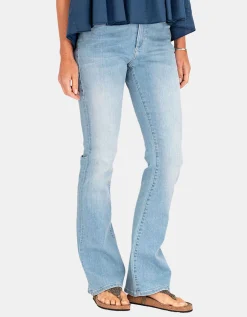 Washed-Out Bootcut-Jeans Becca