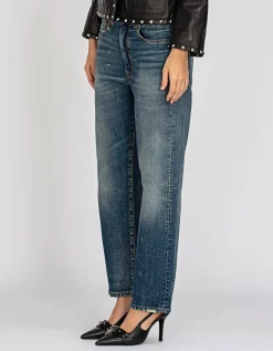 Washed-Out Boyfriend Jeans
