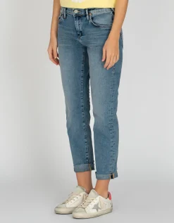 Washed-Out Boyfriend Jeans