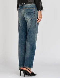 Washed-Out Boyfriend Jeans