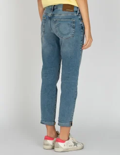 Washed-Out Boyfriend Jeans