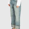 Washed-Out Boyfriend-Jeans