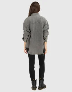 Washed-Out Jeanshemd