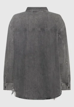 Washed-Out Jeanshemd
