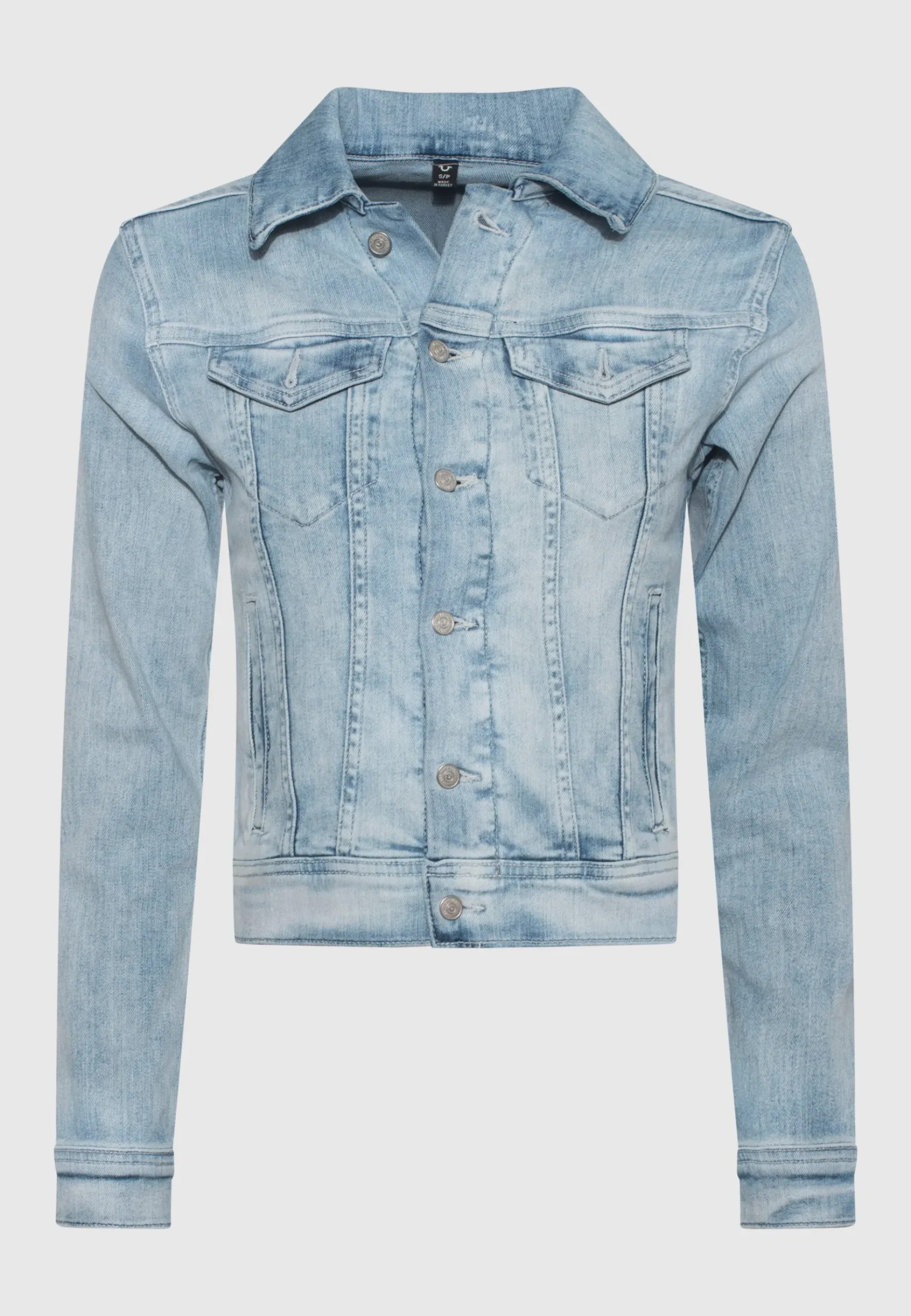 Washed-Out Jeansjacke