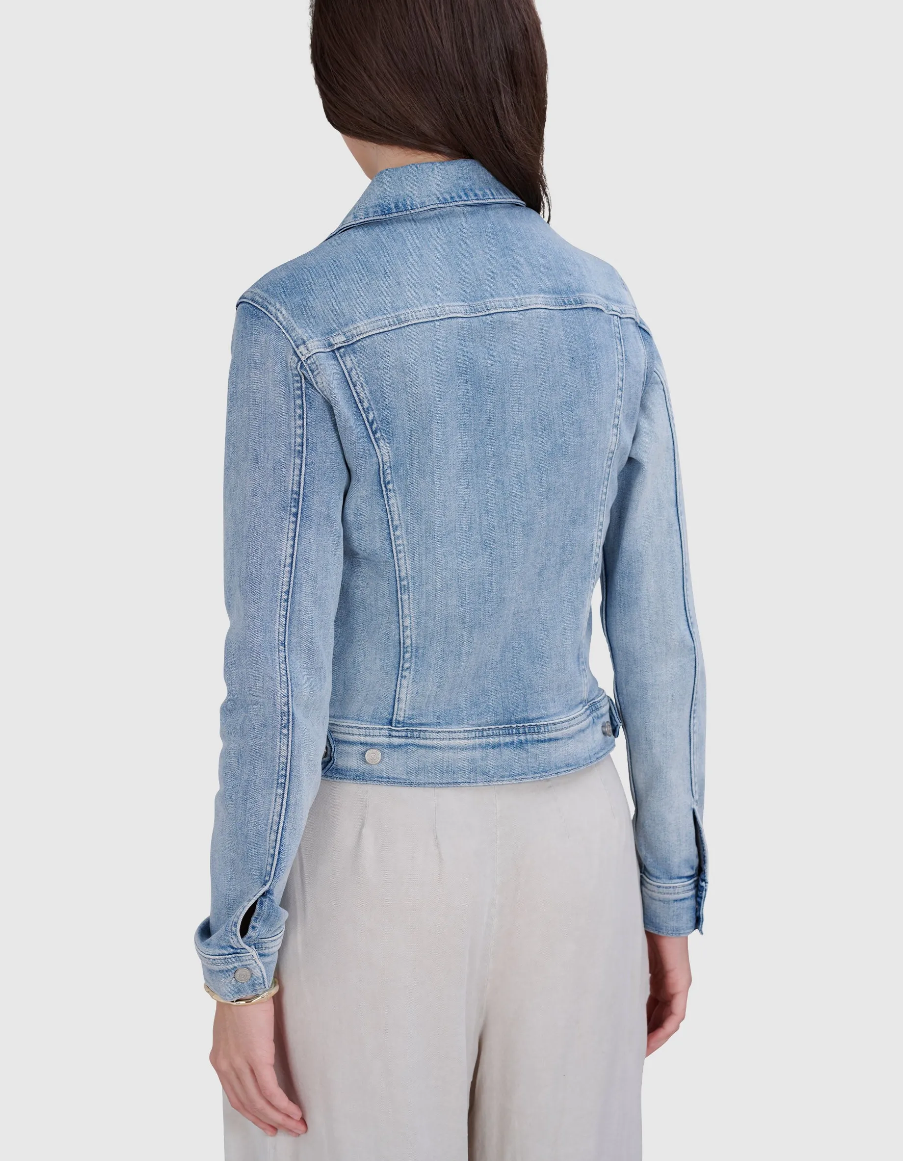 Washed-Out Jeansjacke