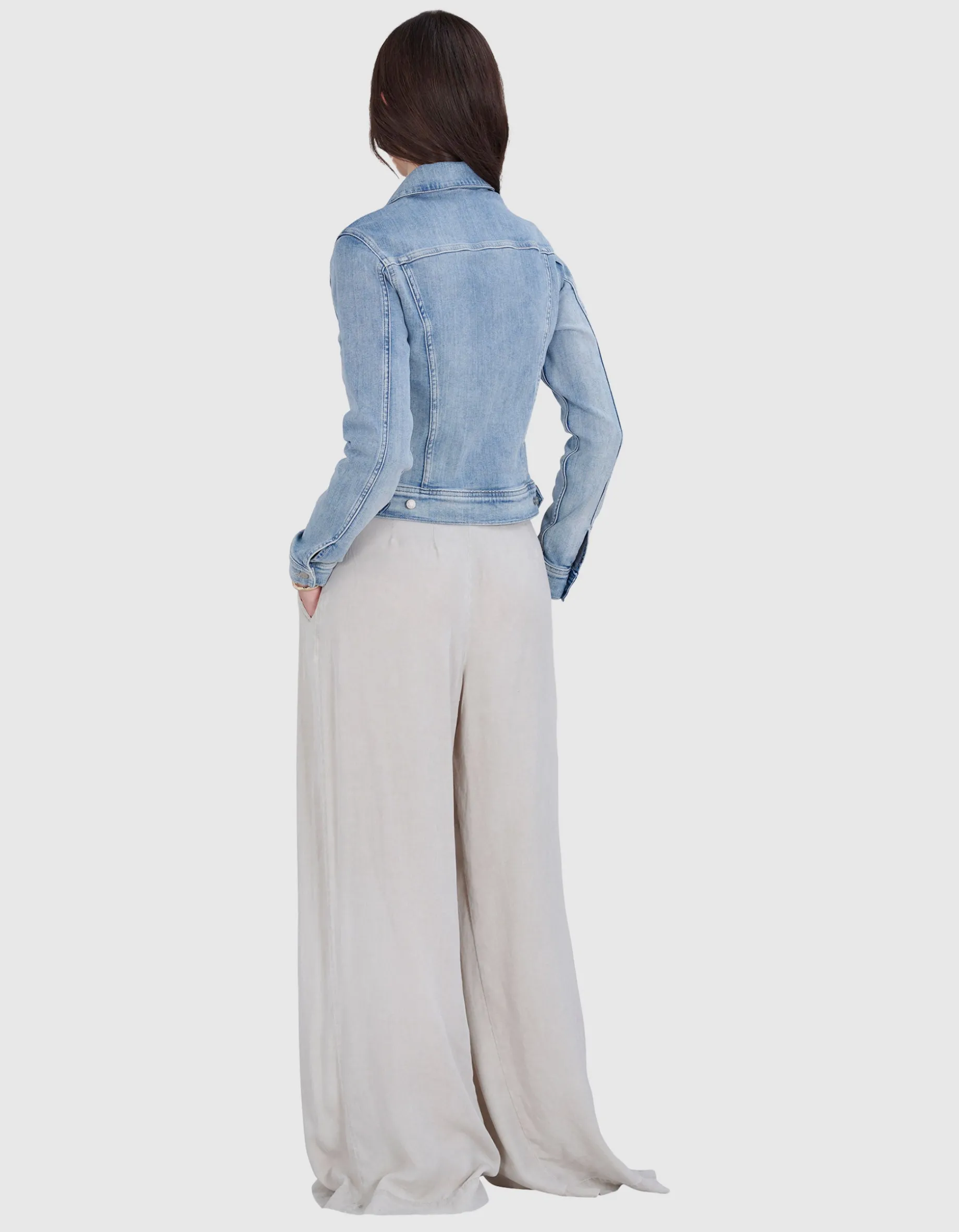 Washed-Out Jeansjacke
