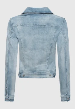Washed-Out Jeansjacke