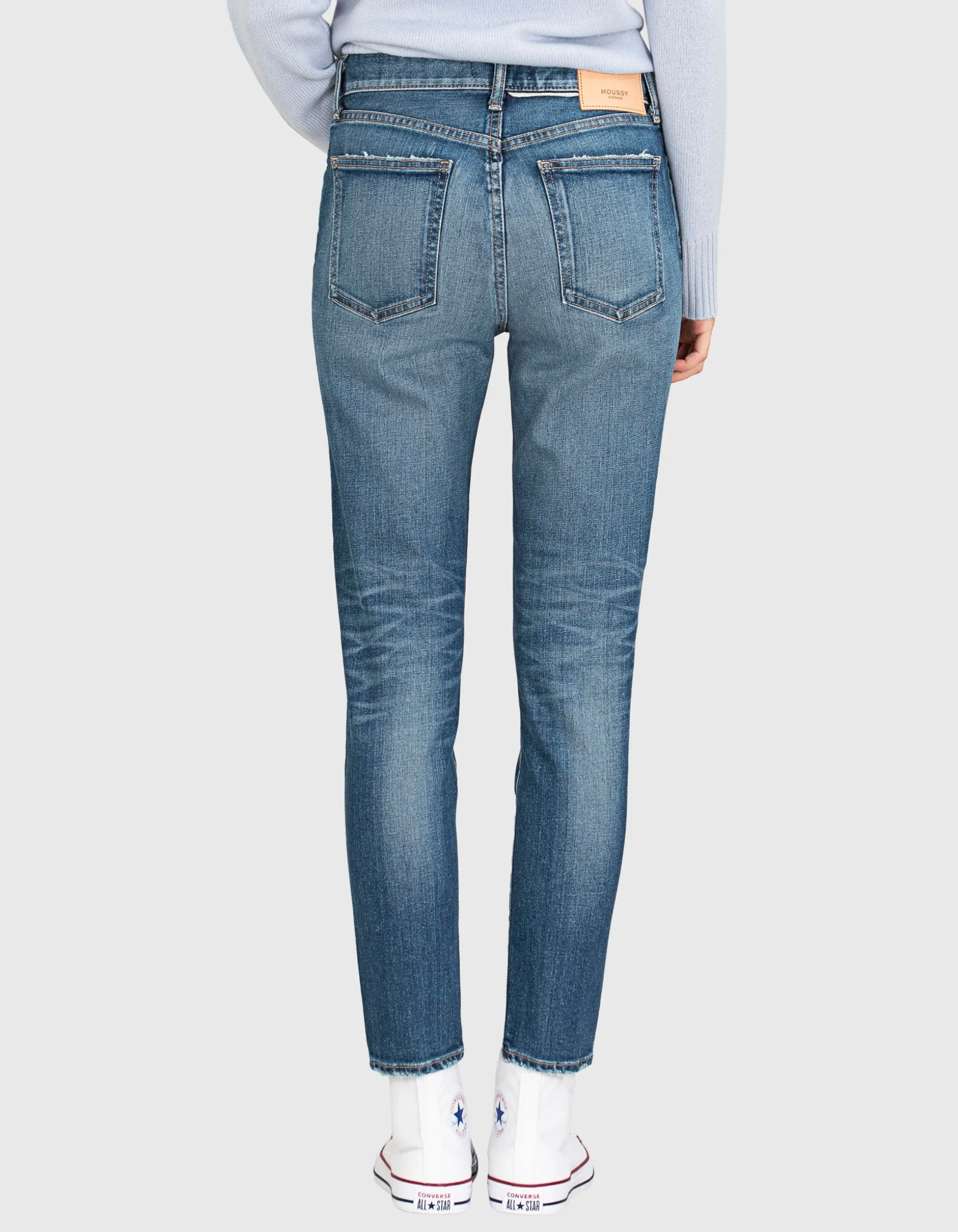 Washed-Out Skinny Jeans