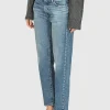 Washed-out Straight-Leg Jeans