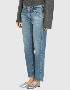 Washed-out Straight-Leg Jeans