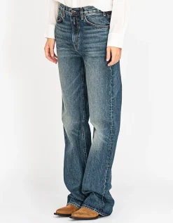Washed-Out Straight-Leg Jeans Mitchell