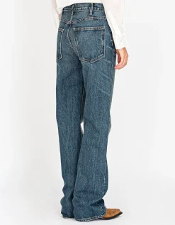 Washed-Out Straight-Leg Jeans Mitchell