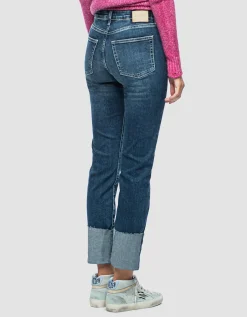 Washed-Out Straight-Leg-Jeans
