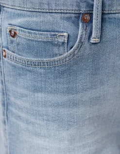 Washed-Out Wide-Leg Jeans