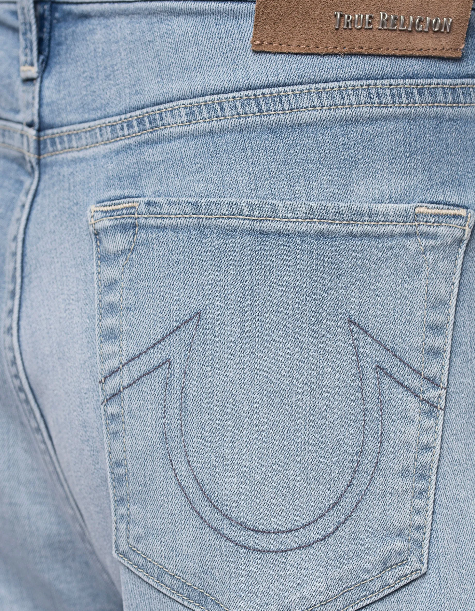 Washed-Out Wide-Leg Jeans