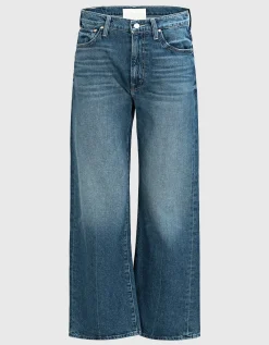 Washed-Out Wide-Leg Jeans
