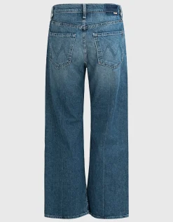 Washed-Out Wide-Leg Jeans