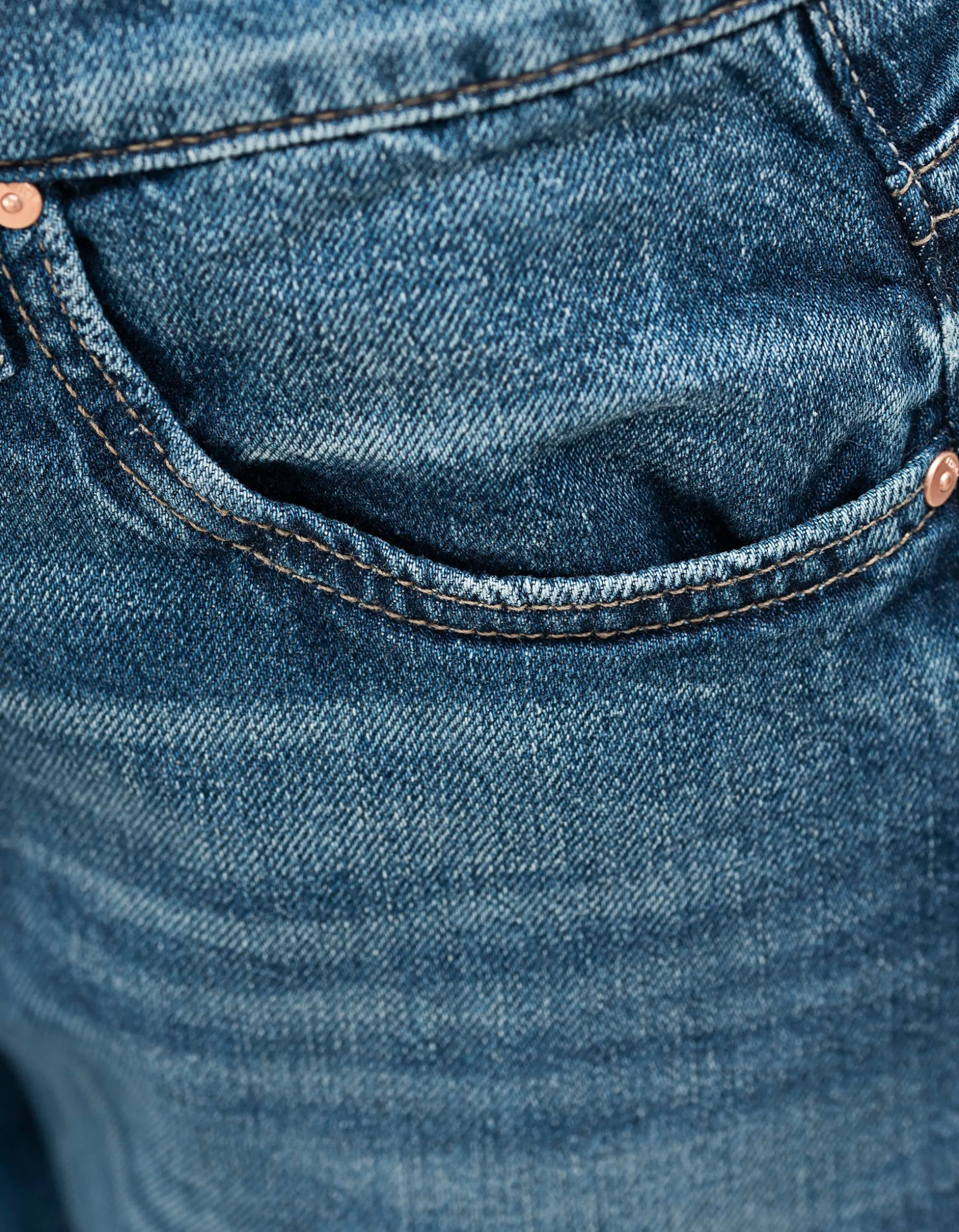 Washed-Out Wide-Leg Jeans