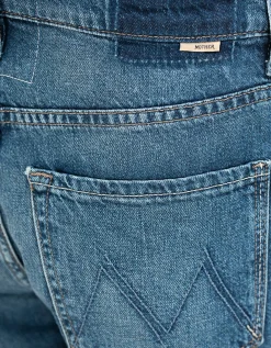 Washed-Out Wide-Leg Jeans