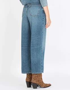 Washed-Out Wide-Leg Jeans Rick