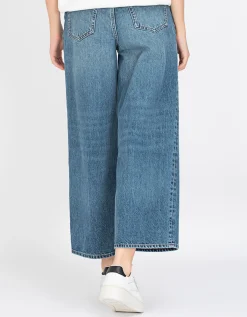 Washed-Out Wide-Leg Jeans Rick