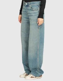Washed-Out Wide-Leg Jeans Winona