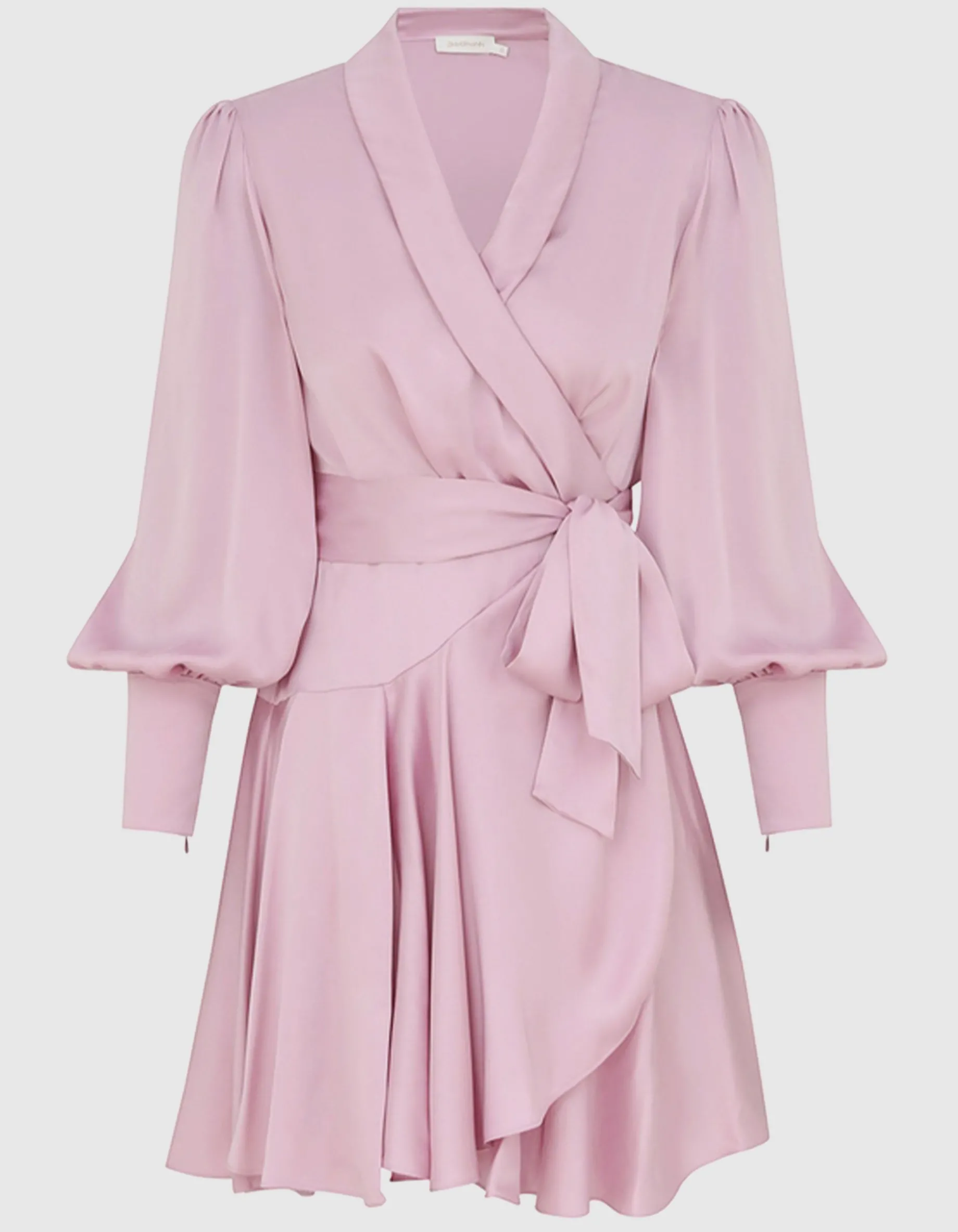 Wickelkleid aus Seide