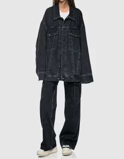 Wide-Leg Cargo-Jeans Minka