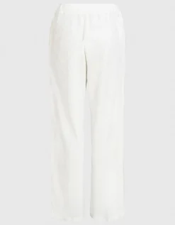 Wide-Leg Frottee Hose