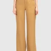 Wide-Leg Hose Amber