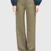 Wide-Leg Hose Amber
