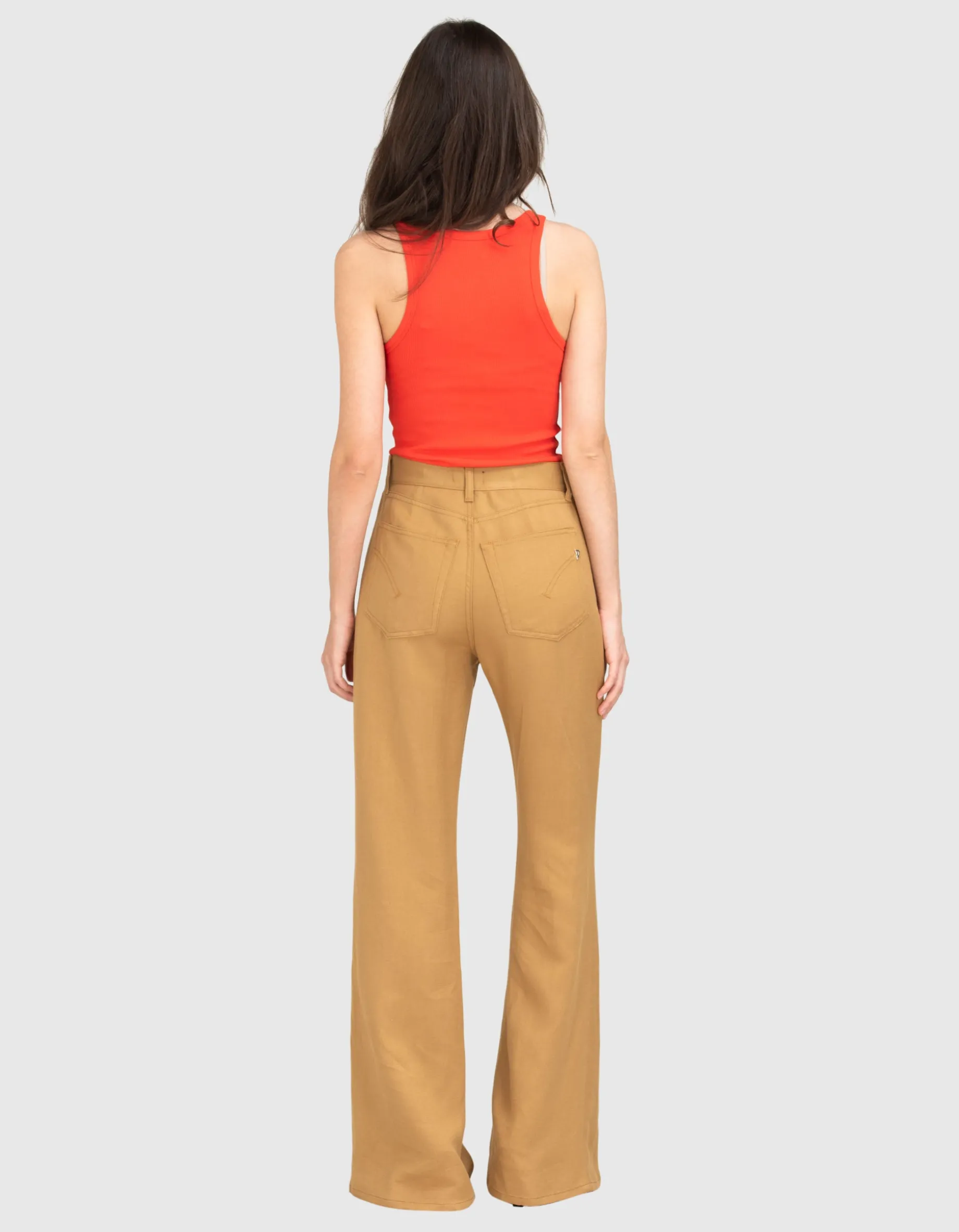 Wide-Leg Hose Amber