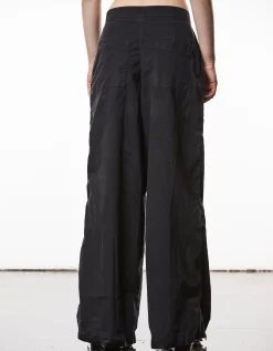 Wide-Leg Hose mit Eingrifftaschen