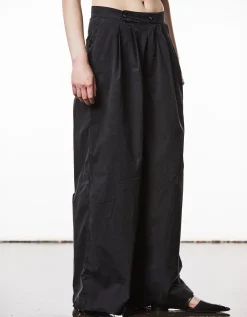 Wide-Leg Hose mit Eingrifftaschen