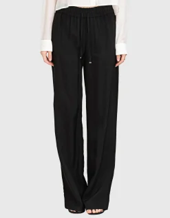 Wide-Leg Hose mit elastischem Bund