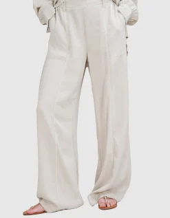 Wide-Leg Hose mit elastischem Bund