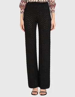 Wide-Leg Hose mit elastischem Bund
