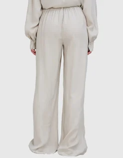 Wide-Leg Hose mit elastischem Bund