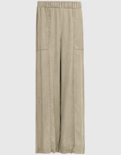 Wide-Leg Hose mit elastischem Bund