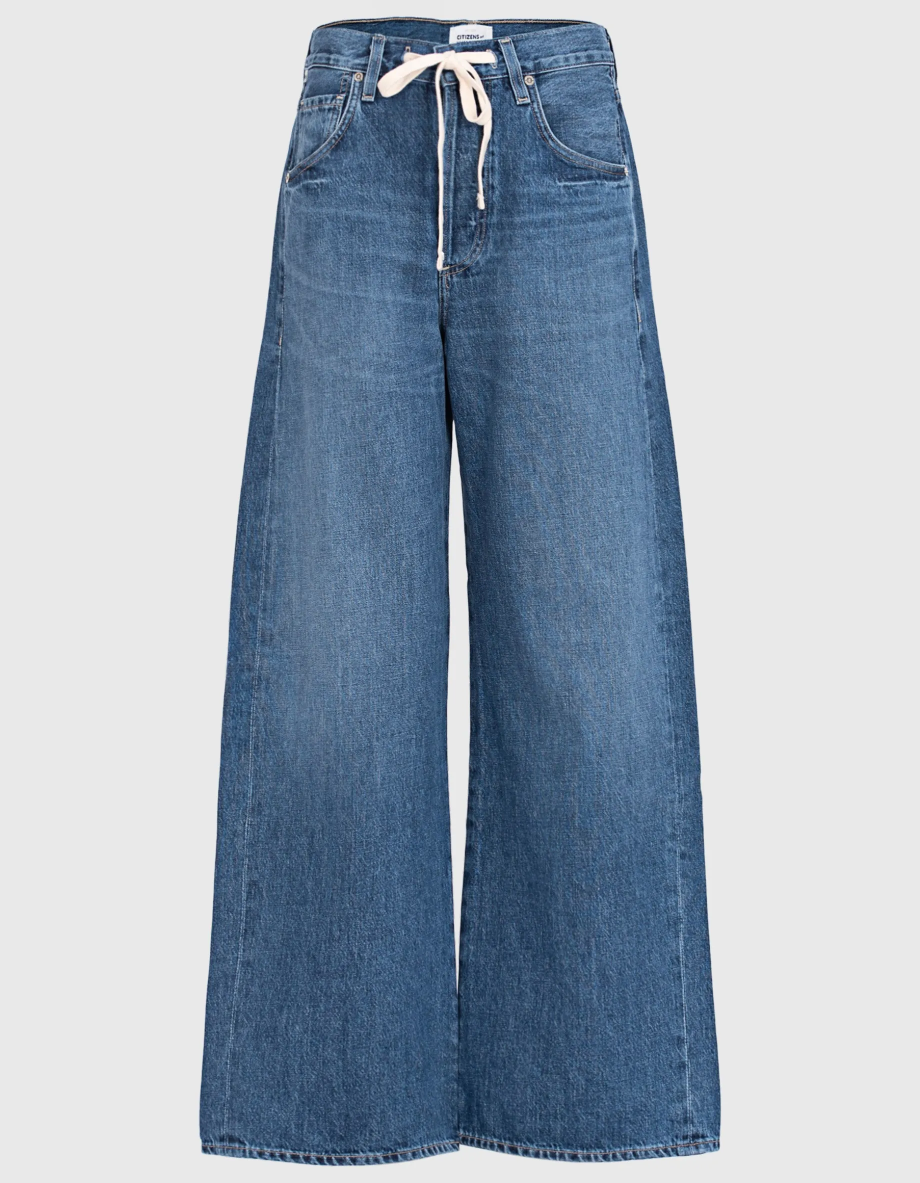 Wide-Leg Jeans Brynn mit Tunnelzug