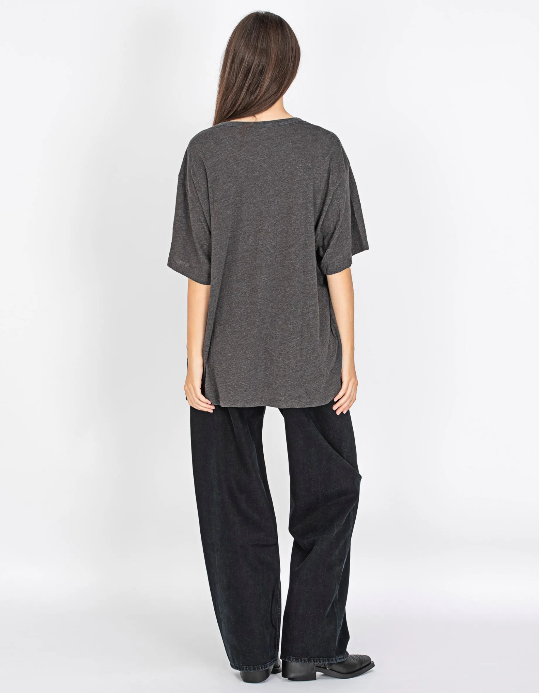 Wide-Leg Jeans Low Slung Baggy