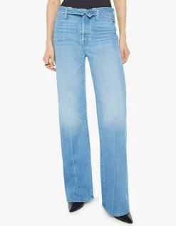 Wide-Leg Jeans mit Bundumschlag