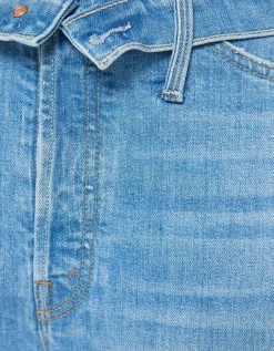 Wide-Leg Jeans mit Bundumschlag