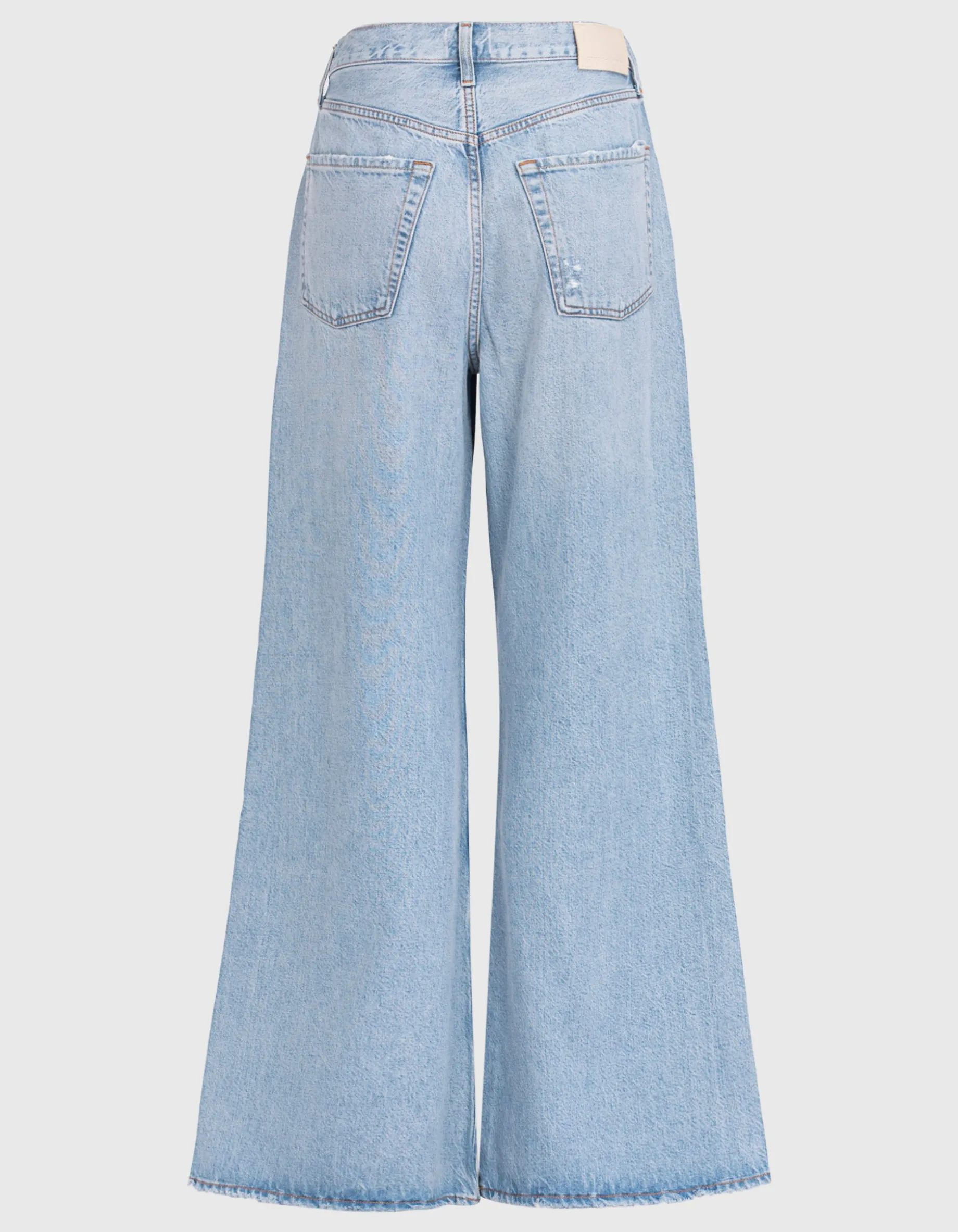 Wide-Leg Jeans mit Destroyed-Details