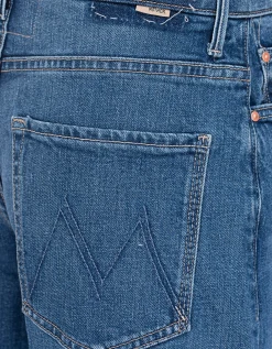 Wide-Leg Jeans mit offenem Saum