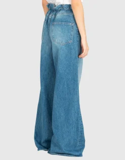 Wide-Leg Jeans mit Tunnelzug