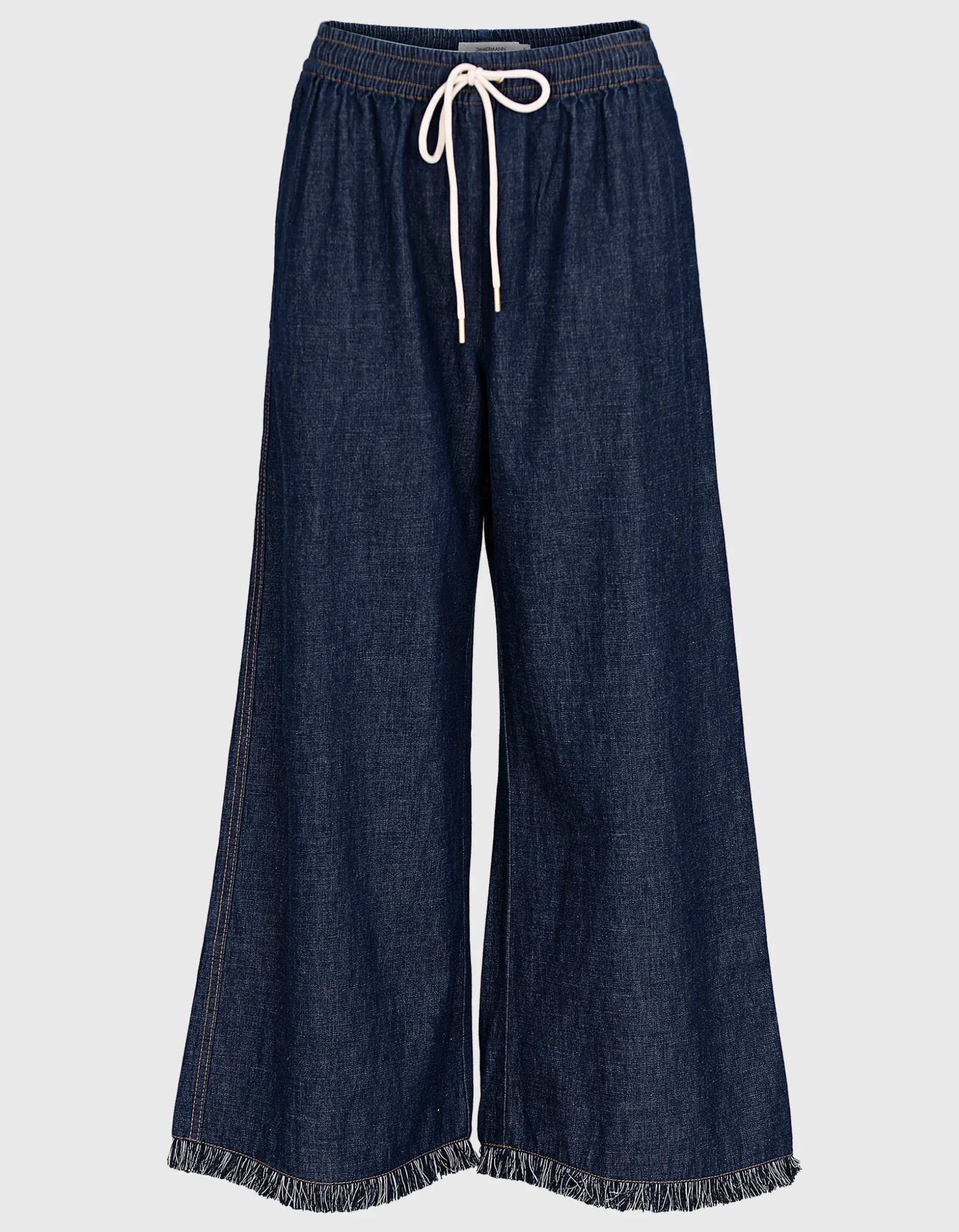 Wide-Leg Jeans Rhiannon mit Fransen