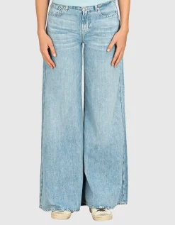 Wide-Leg Jeans Willow mit Leinen-Anteil
