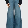 Wide-Leg Jeans Willow mit Leinen-Anteil